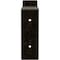 Ekena Millwork Steel Truss Shelf Bracket, Antiqued Pale Gold 2"W x 8"D x 6 3/4"H BKTM02X08X06TSAPG - alternate 6